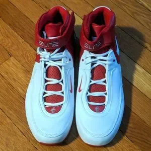 Deadstock 2006 NIKE SHOX ELITE Mens Basketball Shoes Sz 13 Red/White 314184-116 s-l1200.jpg main image 4